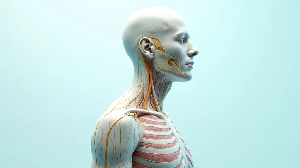 Detailed medical illustration of the autonomic, sympathetic, and parasympathetic nervous system branches